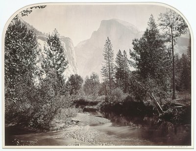 Taysayac, Half Dome, 4967 piedi, Yosemite da Carleton E. Watkins